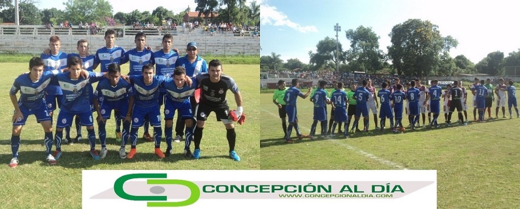 FOTO: Equipo titular sub 19 de Concepción y saludo inicial entre los protagonistas de la primera semifinal
