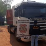 Incautación de Tracto Camión Cargado con Madera de Quebracho por Falta de Documentación